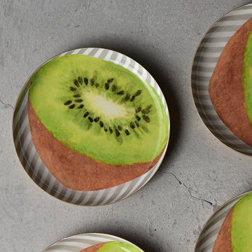 Kiwi Slice Coasters
