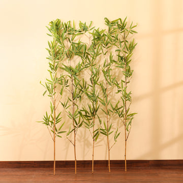 Faux Bamboo Sticks, Set of 5 (150cm)