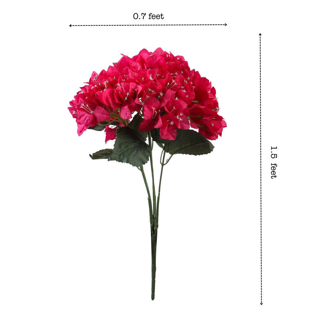 Pink Bougainvillea Faux Bouquet, Set of 2 (48cm)