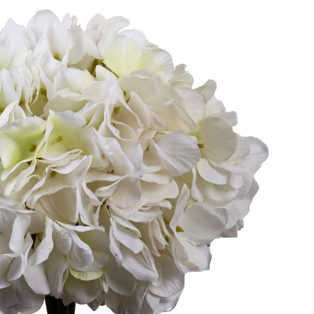 White Hydrangea Faux Flower Bouquet, Single (30cm)