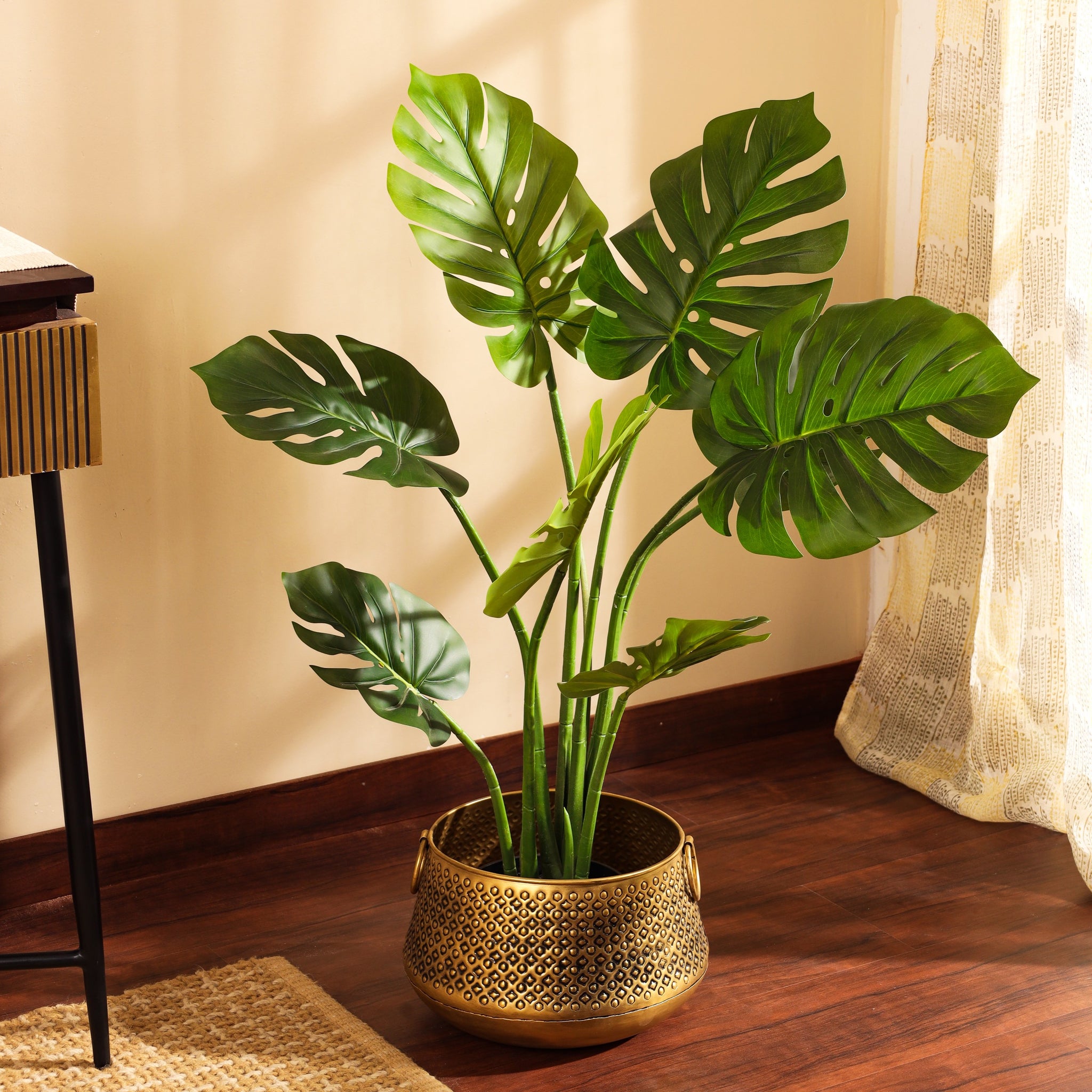 Faux Monstera Plant, 3 Feet