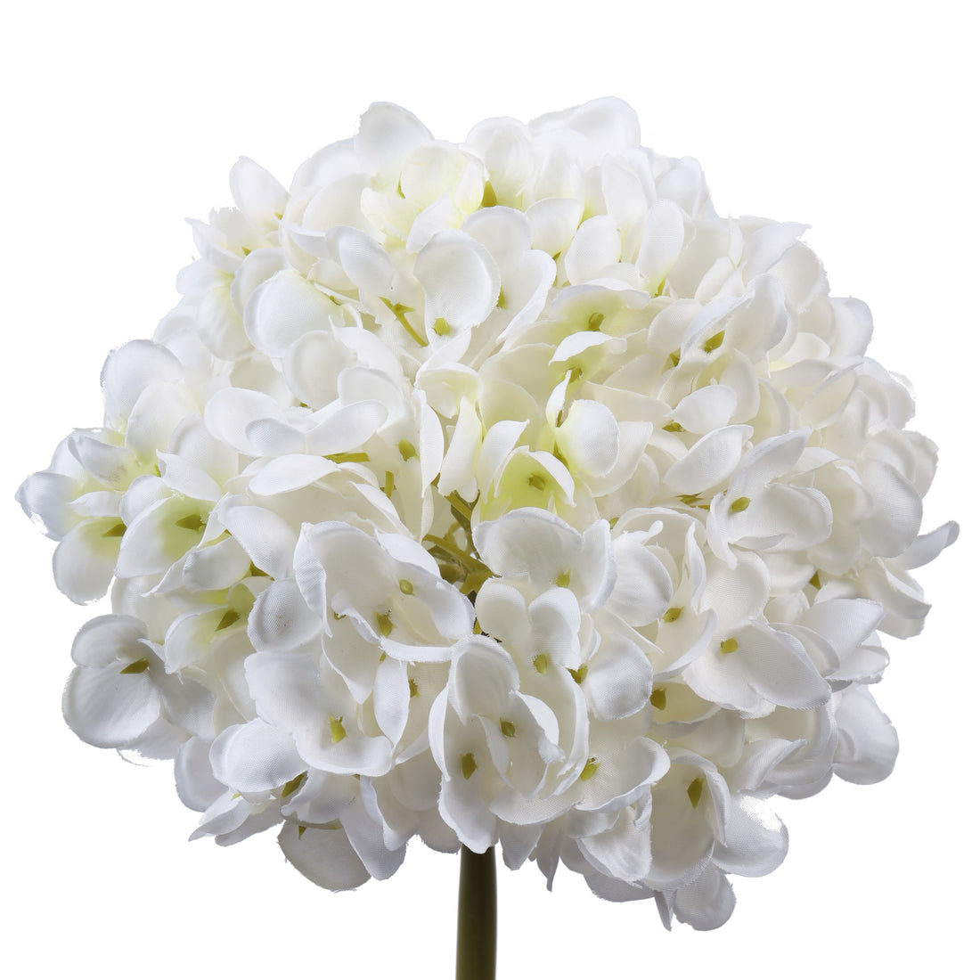 White Hydrangea Faux Flower Sticks, Set of 3 (50cm)