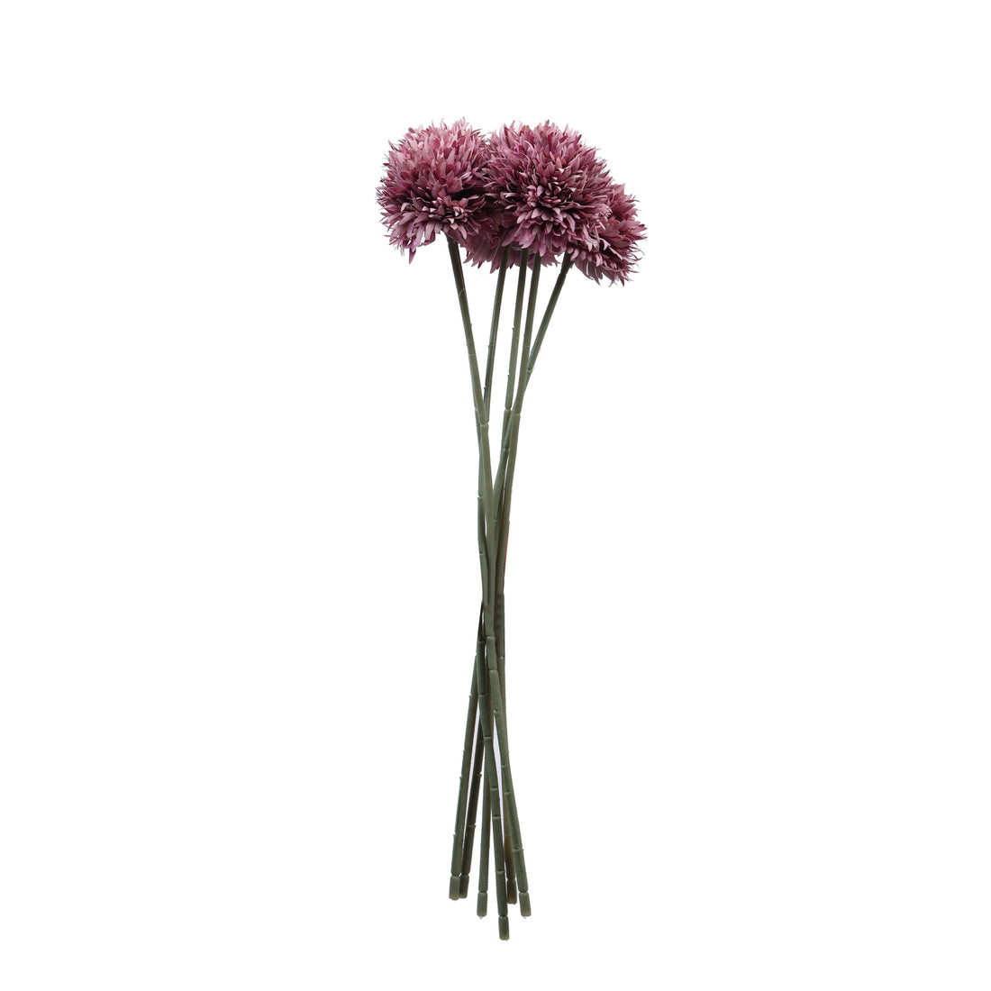 Purple Chrysanthemum Faux Flower Sticks, Set of 6 (45cm)