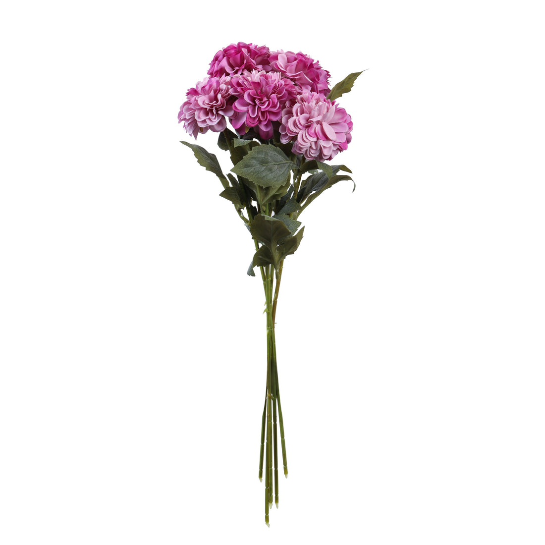 Purple Chrysanthemum Faux Flower Sticks, Set of 5 (50cm)