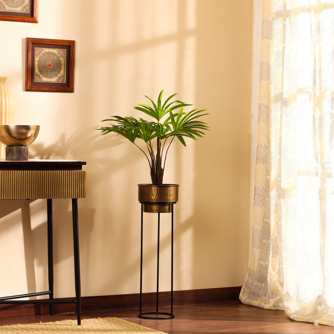 Faux Rhapis Palm Tree , 2 Feet