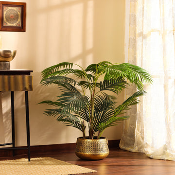 Faux Areca Palm Plant, 4.2 feet