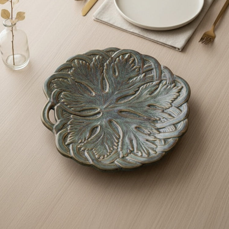 Mayra Ceramic Platter and Wall Plate