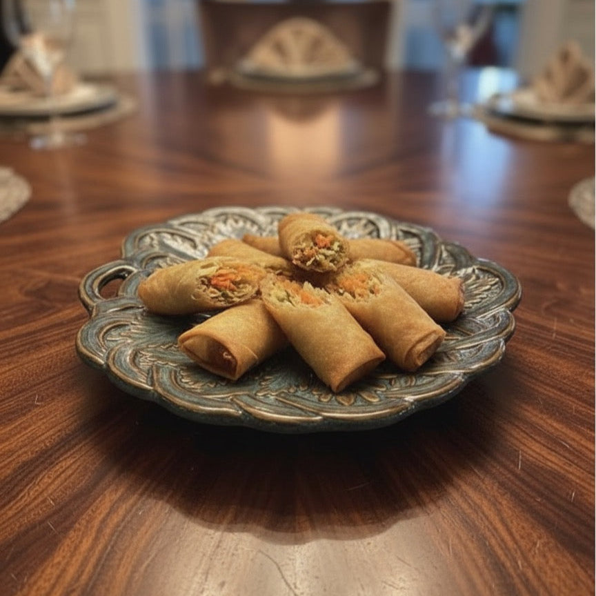 Mayra Ceramic Platter and Wall Plate