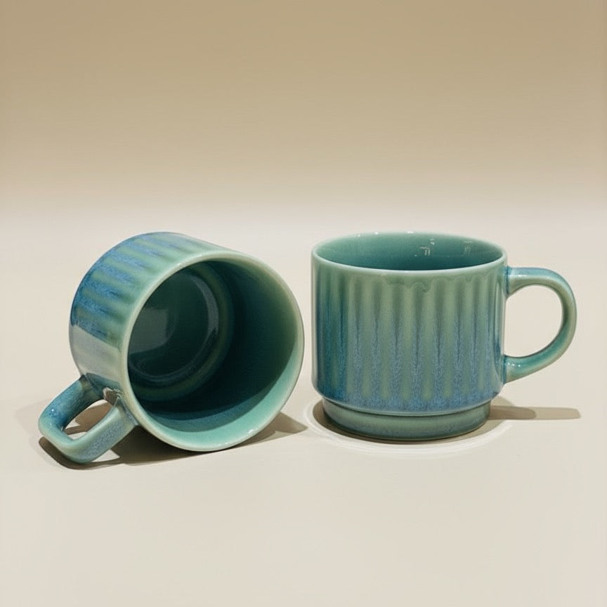 Anuri Ceramic Mug, Sea Blue
