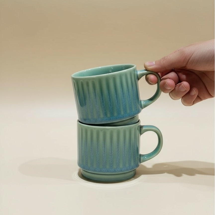 Anuri Ceramic Mug, Sea Blue