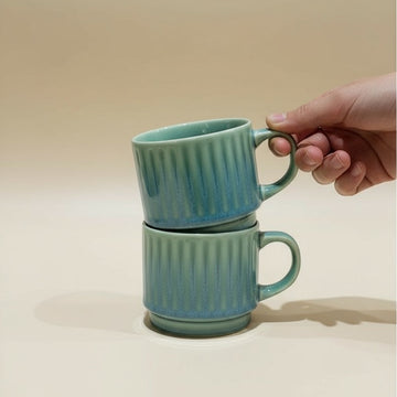 Anuri Ceramic Mug, Sea Blue