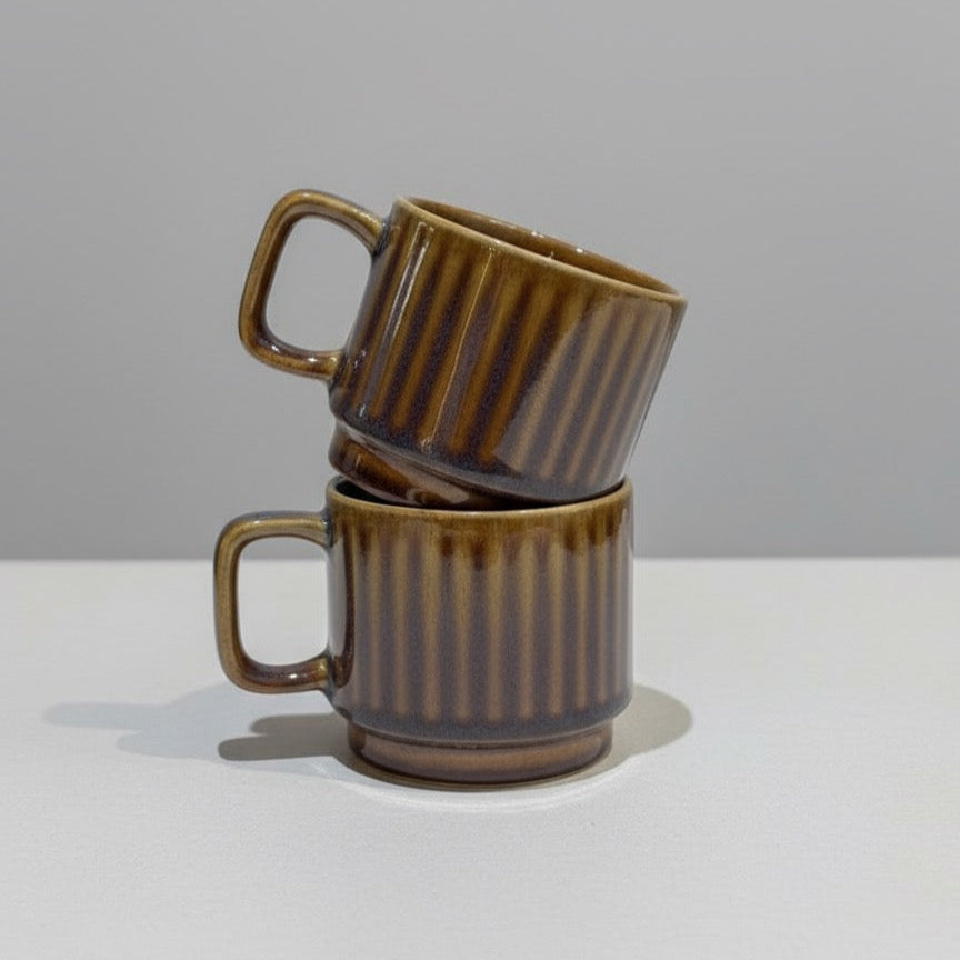 Anuri Ceramic Mug, Brown