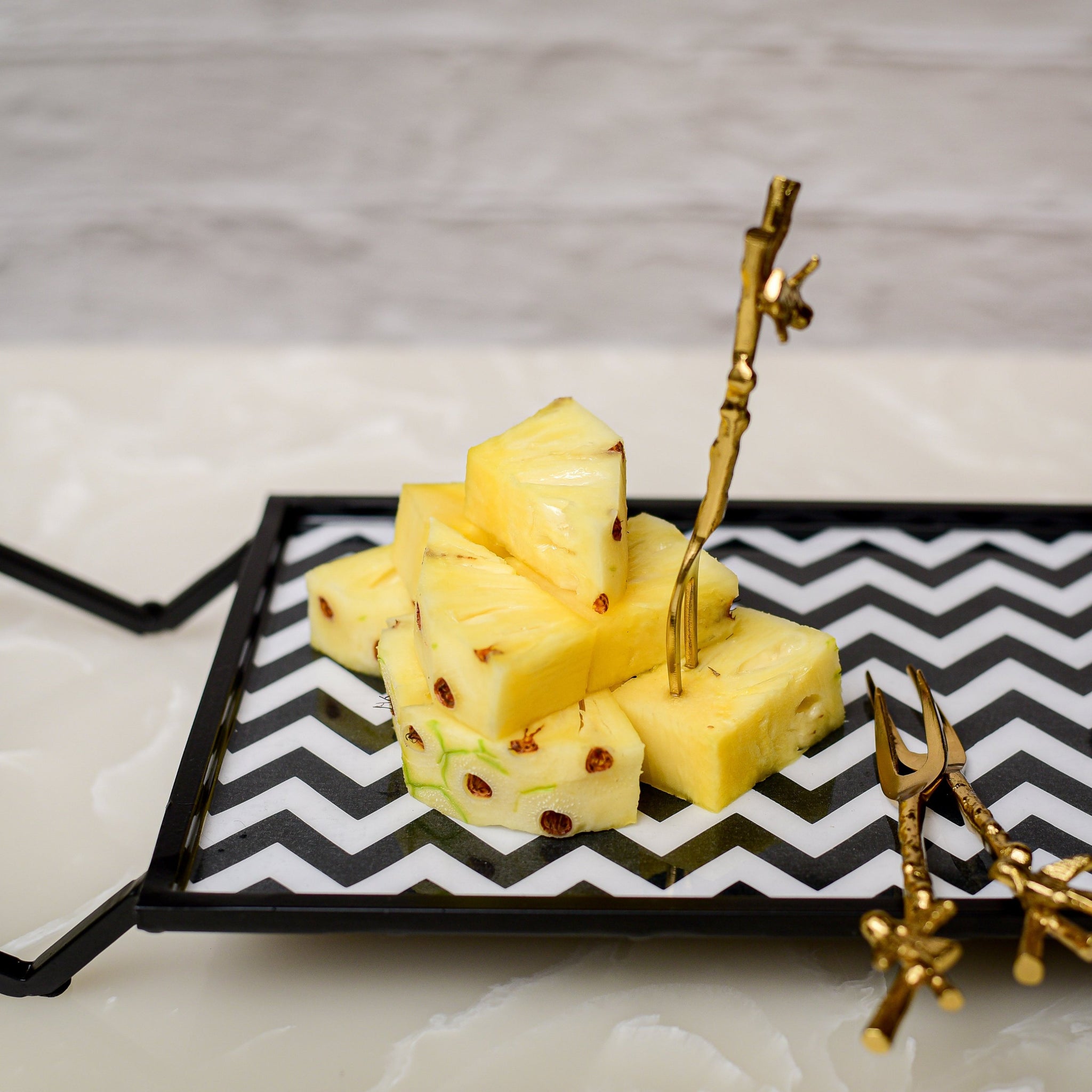 Serai Serving Tray - Black
