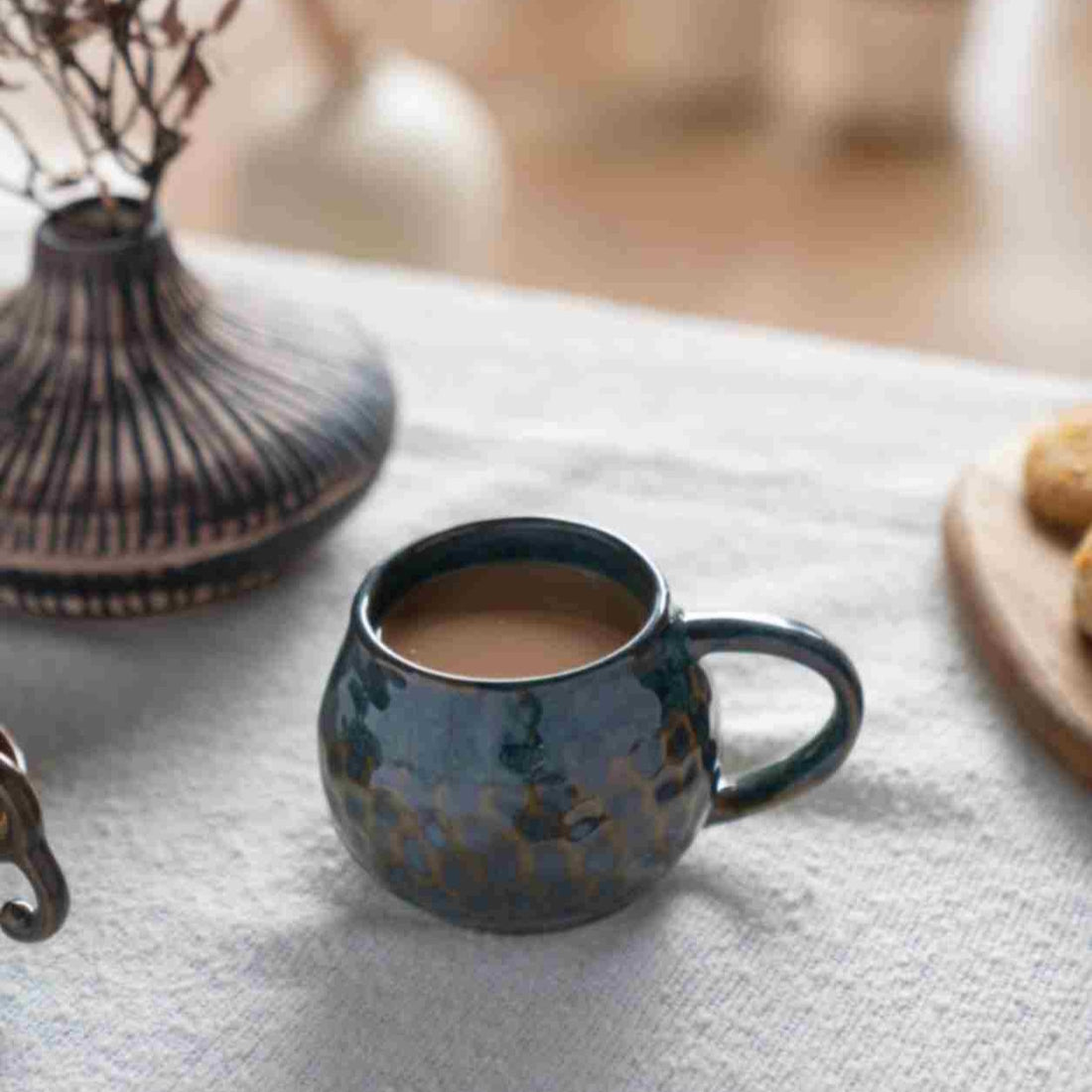 Mayra Reactive Glaze Mug - Olive